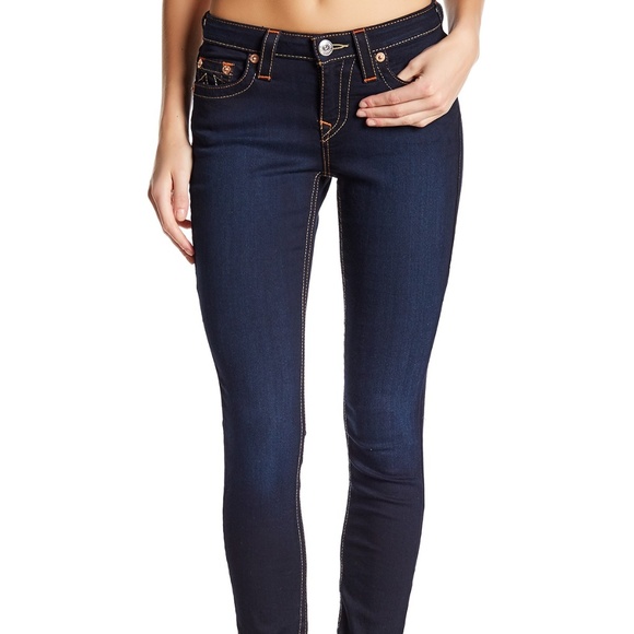 ๐ป True Religion Dark Wash Low-Rise Skinny Jeans - Picture 8 of 8